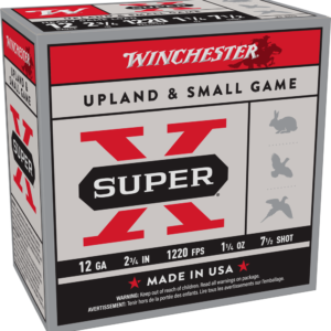 WINCHESTER SUPER X UPLAND 12 GA 2-3/4" #7.5  1-1/4 OZ 25 RD/BX 10 BX/CS