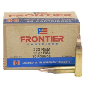 FRONTIER® 223 REM 55 GR FMJ (50 - ORIENTED) 50RD/BX 10BX/CS