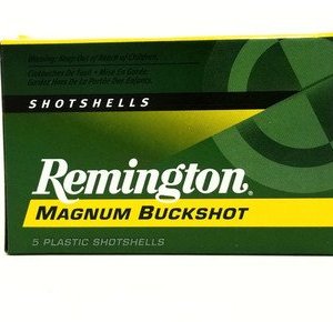 Remington 12 Gauge Ammunition Express Magnum 12HB4 3          4 Buck 41Pellets 1225fps 5 Rounds