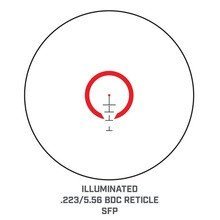 Bushnell AR Optics Illuminated Rifle Scope AR716241 Coated 1-6X Magnification 24mm BDC Reticle Black