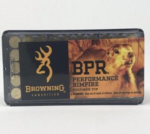 Browning 17 HMR Ammunition Performance Rimfire B195117050 17 Grain BPR Polymer Tip 50 Rounds