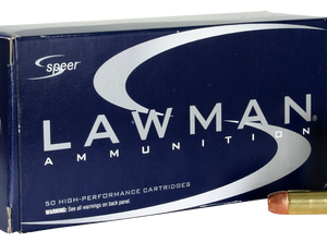 CCI 38 Special +P Ammunition Speer Lawman 53750 158 Grain Total Metal Jacket 50 Rounds
