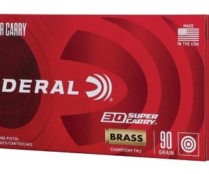 FED CHAMP 30 SUPER CARRY 90GR FMJ