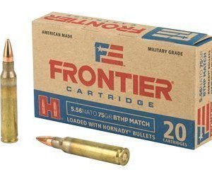 Hornady FRONTIER 556NATO 75GR BTHP MTCH 20/5 | Hornady