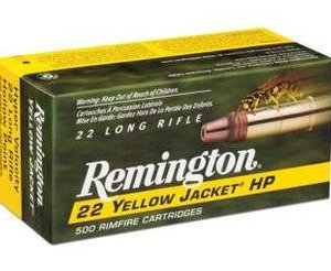 Remington 22LR Yellow Jacket High Velocity 33gr HP 50 rounds