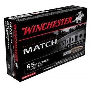 Winchester 6.5 Creedmoor Supreme Match S65CM 140gr BTHP 20 rounds