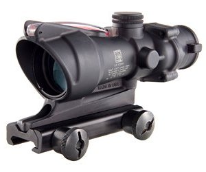 TRIJICON ACOG 4X32 W RED CHEV FLTTP