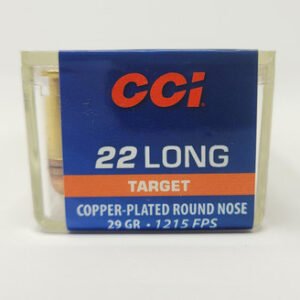 CCI 0029 22 LONG Ammunition 29 Grain (NOT LR) Copper Plated Round Nose 100 Rounds