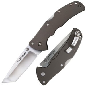Cold Steel Code-4 Tanto Lockback Knife - 3-1/2" Blade Satin | Cold Steel