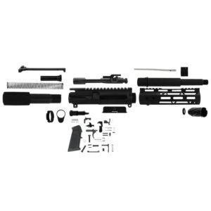 TacFire 7.5" Unassembled AR 300 Blackout Pistol Build Kit with | TacFire