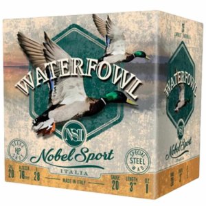 Nobel Sport Steel Waterfowl 20 Shotshells 20ga 1oz 3" 1450 fps | Nobel Sport