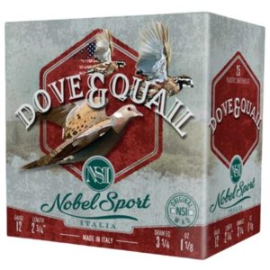 Nobel Sport Dove & Quail Shotshells 12 ga 2-3/4" 1-1/8 oz | Nobel Sport