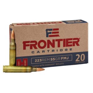 Hornady Frontier Rifle Ammunition .223 Rem 55 gr FMJ 20/ct | Hornady