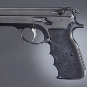 Hogue CZ TZ EAA Springfield Rubber Grips with Finger Grooves