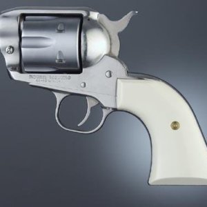 Hogue Grips Ruger Blackhawk/Vaquero Ivory Polymer Cowboy Panels | Hogue