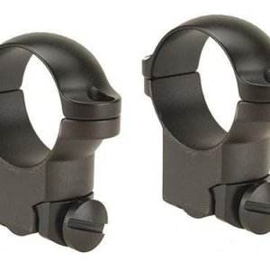 Leupold 2-Piece Solid Steel Ringmounts - Ruger M77 1" High Matte Black