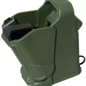 Maglula UpLULA Universal Pistol Mag Loader/Unloader 9mm TO .45 cal - Dark Green