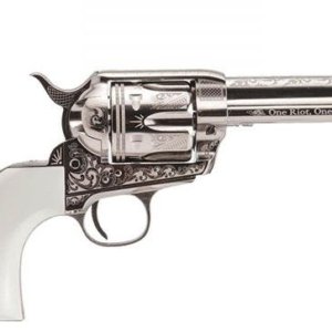 Cimarron Firearms FRONTIER 4.75 45LC PW NICK LSR ENG TEXAS RANGER | Cimarron Firearms
