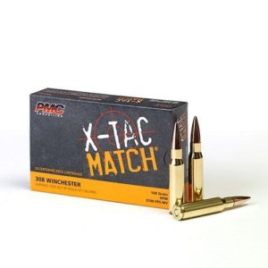 PMC X-TAC MATCH Rifle Ammunition .308 Win 168 gr OTM 2700 fps - | PMC