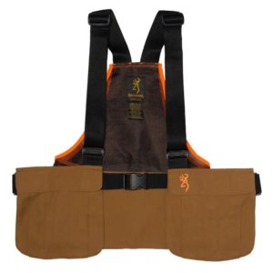 Browning Upland Strap Vest Tan/Blaze ONESIZE Fits Most | Browning