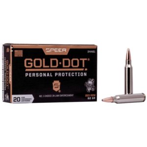 Speer Gold Dot Rifle Ammunition 223 Rem 62gr SP 3000 fps 20/ct | Speer