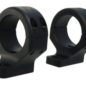 DNZ Hunt Masters 2-Piece Scope Mount (4 Screws) - Howa 1500 Mossberg 100ATR 4x4 Patriot Weatherby Vanguard Rem 700 721 722 725 1" Medium Black