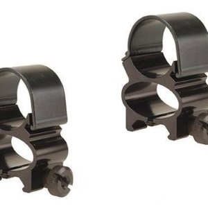 Weaver Detachable See-Thru Scope Rings - 1" - Black | Weaver