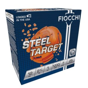 Fiocchi Target Steel Low Recoil Shotshells 12ga 2-3/4" 1oz 1200 | Fiocchi