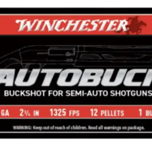 WINCHESTER 12 GA 2-3/4" BUCKSHOT 1 5RD/BX 50BX/CS