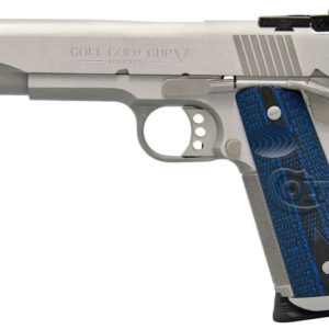 COLT 1911 GOLD CUP TROPHY 9MM STS BLUE GRIPS 5" 9+1