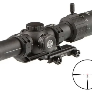 SIG SAUER TANGO MSR 1-6X24 30MM FFP, ILLUMINATED MSR BDC6, 0.5MOA