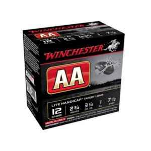 Winchester 12 Gauge AAHLA127 Ammunition AA Target Loads 2-3/4" Lead 7.5 Shot 1oz 1290fps Case of 250 rounds
