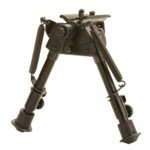 TacShield Heavy Duty Bi-pod Pivot Adjustable 6"-9" Matte Black