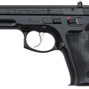 CZ 75 COMPACT 9MM PISTOL BLACK FIXED SIGHTS, MANUAL SAFETY 2-10RD MAGS